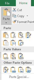 Paste Cells with Only Values 8