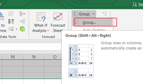 group ungroup rows in protected sheet3