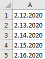 Convert Date Format from Dot to Slash 1