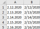 Convert Date Format from Dot to Slash 4