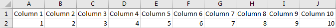 Convert or List Column Headers into Rows 1