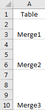 Copy and Paste Merged Cells to A Single Cell 1