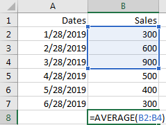 Count the Average Between Two Dates 2