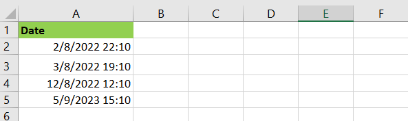 Extract Year from Date & Time Format 1