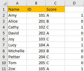 Filter Data Based on Another List 4