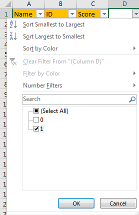 Filter Data Based on Another List 5