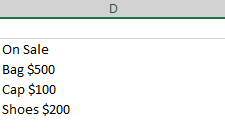 Move Texts from Multiple Cells into One Cell 7