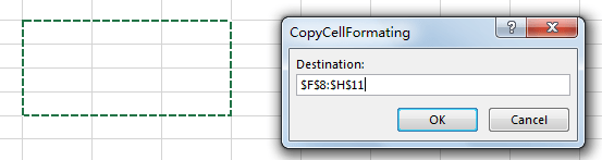 Copy Cell Formatting to Another Range 11