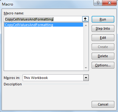 Copy Cell Formatting to Another Range 15