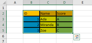 Copy Cell Formatting to Another Range 2