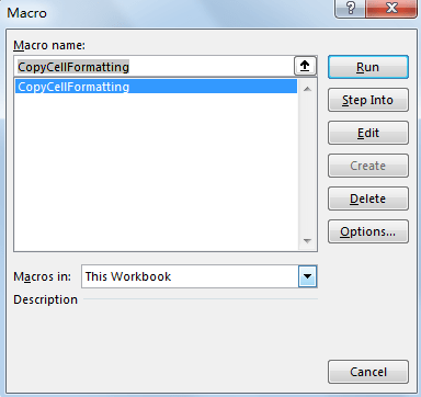 Copy Cell Formatting to Another Range 9