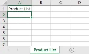 Make A Cell Value as Worksheet Tab Name 3