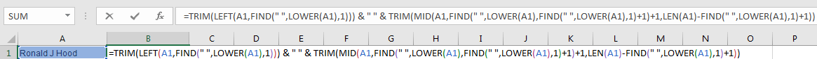Remove Middle Name from Full Name 2