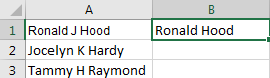 Remove Middle Name from Full Name 3