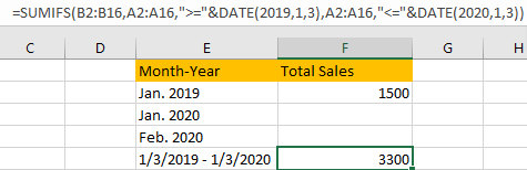 Sum Values Based on Month 4