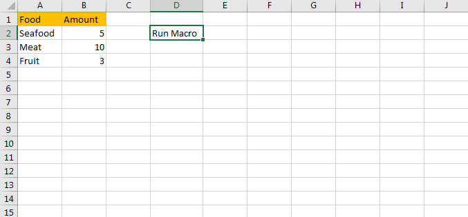 Trigger A Macro by Clicking A Specific Cell 5