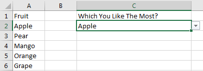 Use Dropdown List 2