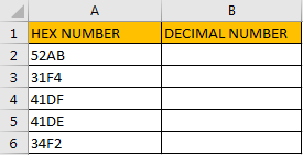 Convert A Hexadecimal Number to Decimal 1