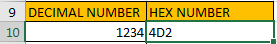 Convert A Hexadecimal Number to Decimal 7