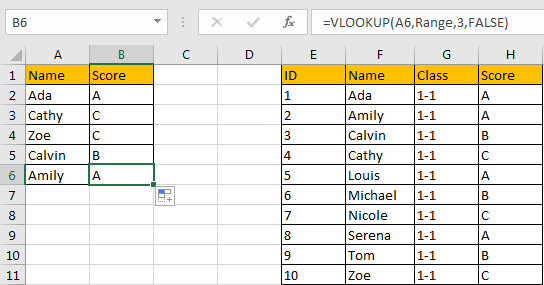 Autofill VLOOKUP 9