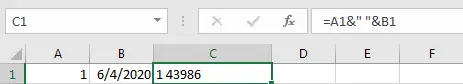 Combine Cells with Different Formats 1