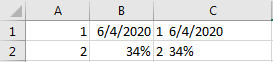 Combine Cells with Different Formats 14