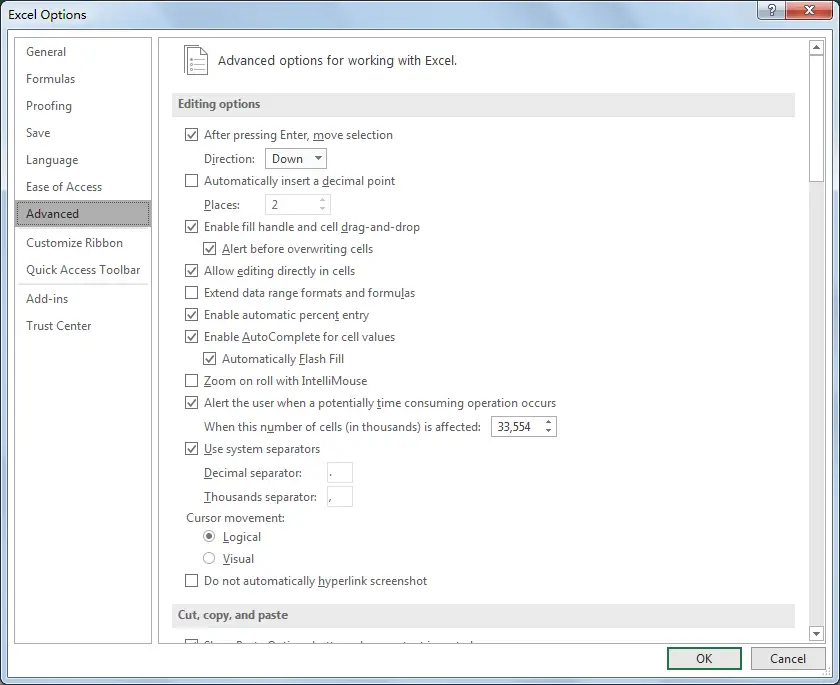 Disable Update Link Message 7