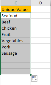 Dynamically Extract Unique Values4