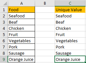 Dynamically Extract Unique Values5