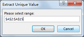 Dynamically Extract Unique Values8