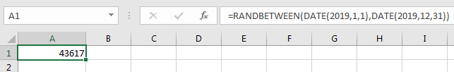 Generate Random Date 2