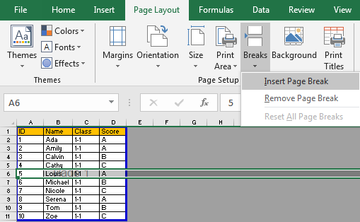 Insert Page Break by Every X Rows 4