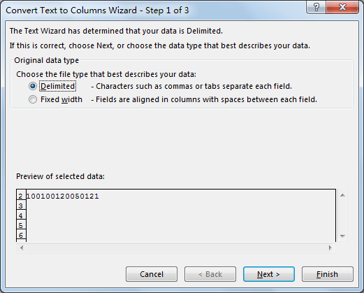Split Number into Different Columns 4