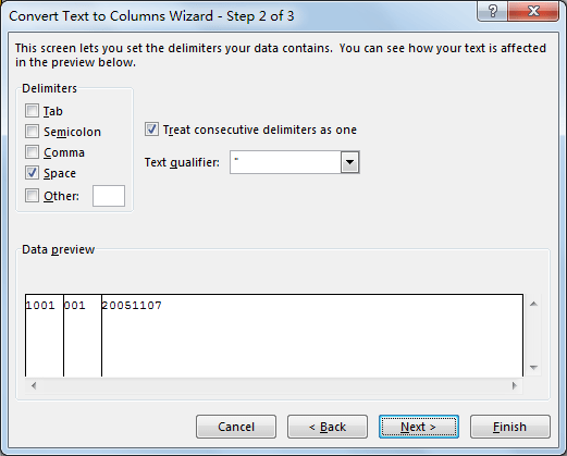 Split Number into Different Columns 9