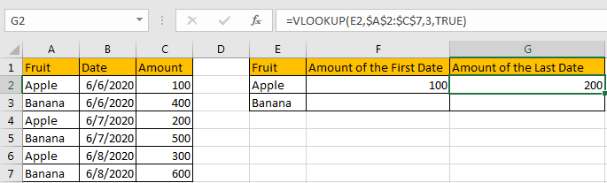 Use VLOOKUP to Find The First or Last 10