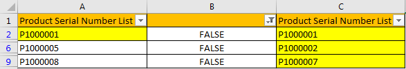 Compare Two Columns and Highlight Duplicate Values 12