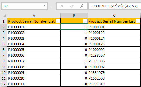 Compare Two Columns and Highlight Duplicate Values 14