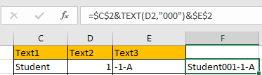 Create Increment Number with Texts 10