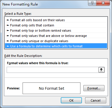 Highlight All Non-Blank Cells 4