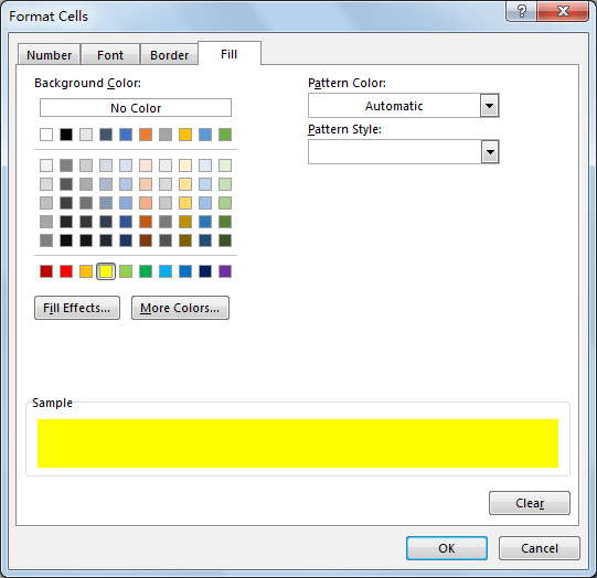 Highlight All Non-Blank Cells 6