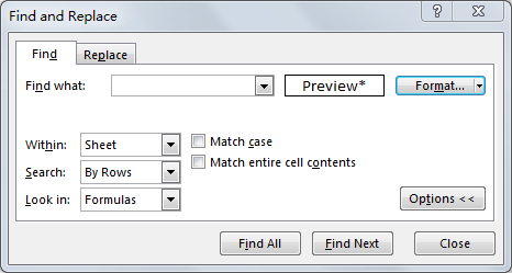 Identify and Select All Locked Cells 7