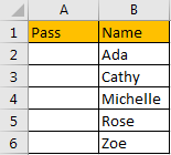 Lock and Unlock Cells Based on Another Cell 1