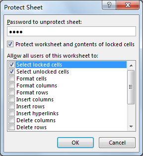 Lock and Unlock Cells Based on Another Cell 5