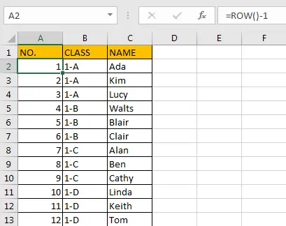 Update Sequence Number for Rows Automatically 2