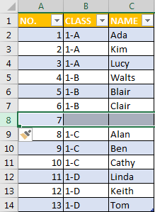 Update Sequence Number for Rows Automatically 6