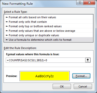 How to Apply Conditional Formatting across Workbook 9