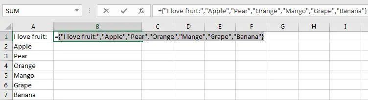 How to Combine Texts in Multiple Rows into One Cell Quickly 3