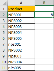 How to Count Duplicate Values Only Once in A Range in Excel3