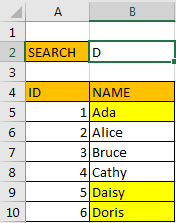 How to Create A Search Box to Show Matched Values 10