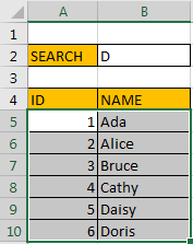 How to Create A Search Box to Show Matched Values 2